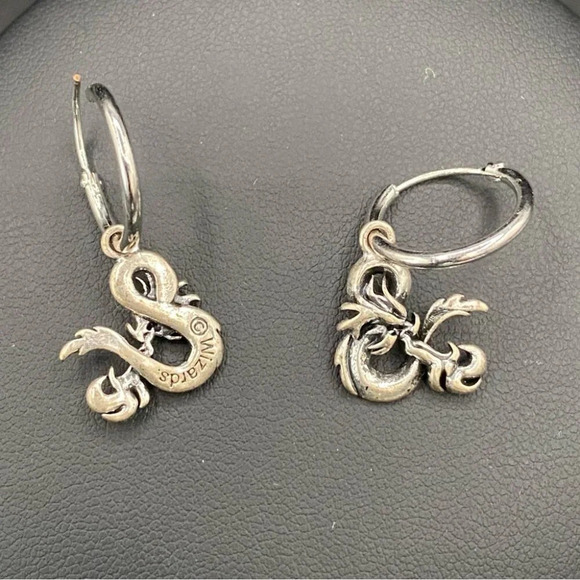 Wizards Signed Dungeons and Dragons Huggie Mini Hoop Earrings - Picture 6 of 6